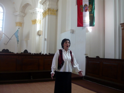 Meister va előadsa a kzdivsrhelyi reformtus templomban s Kzdiszentkereszten