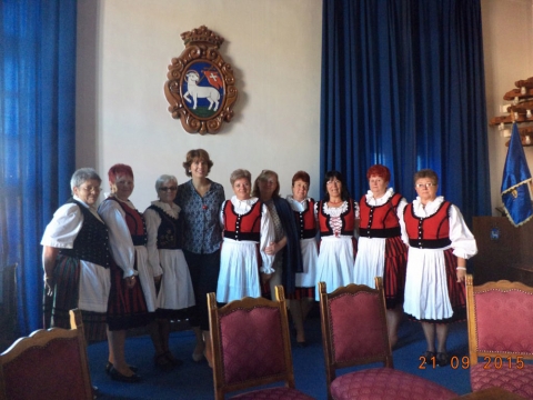 Gyngysn s Szentendrn a Kzdivsrhelyi Nők Egyesletnek tagjai